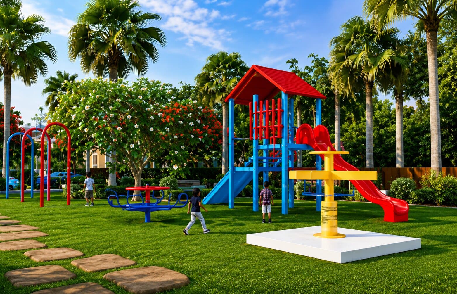 Children's play area render